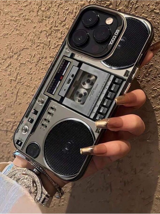 caseglow Other - IPhone 16 Retro Recording Device
